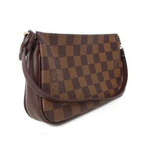Louis Vuitton Navona Ebene Pouch Damier Brown Accessory